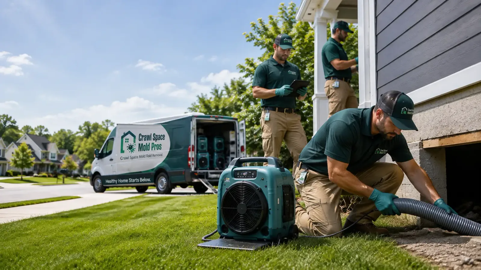 Crawl Space Mold Removal in Swaledale, IA